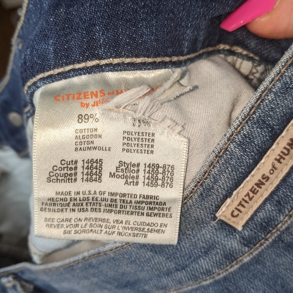 Fusion Billow Pocket Loose Fit Y2K Wide Leg Crop Jeans - Picture 4 of 4